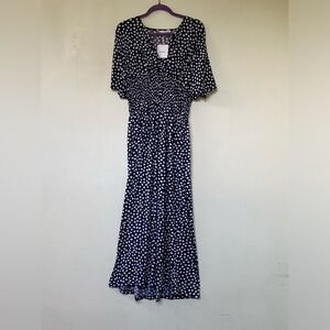 NWT OSTOO Women’s plus size Hawaii Empire Short Sleeve Casual Dress